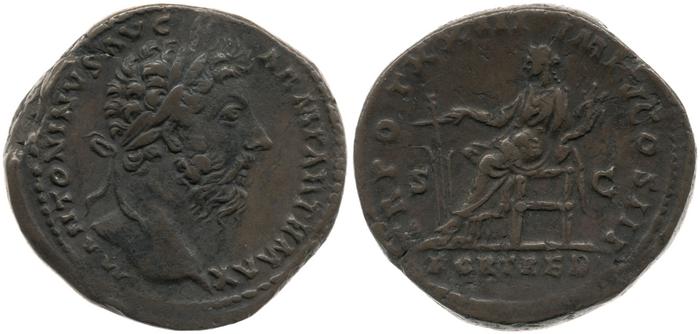 реверс RIC III Marcus Aurelius 962