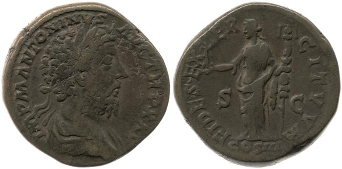 реверс RIC III Marcus Aurelius 997