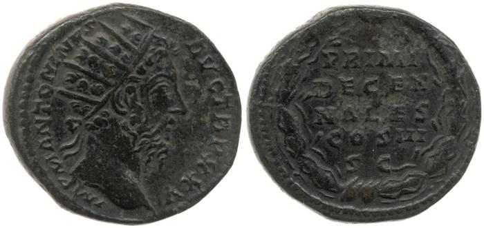 реверс RIC III Marcus Aurelius 1008