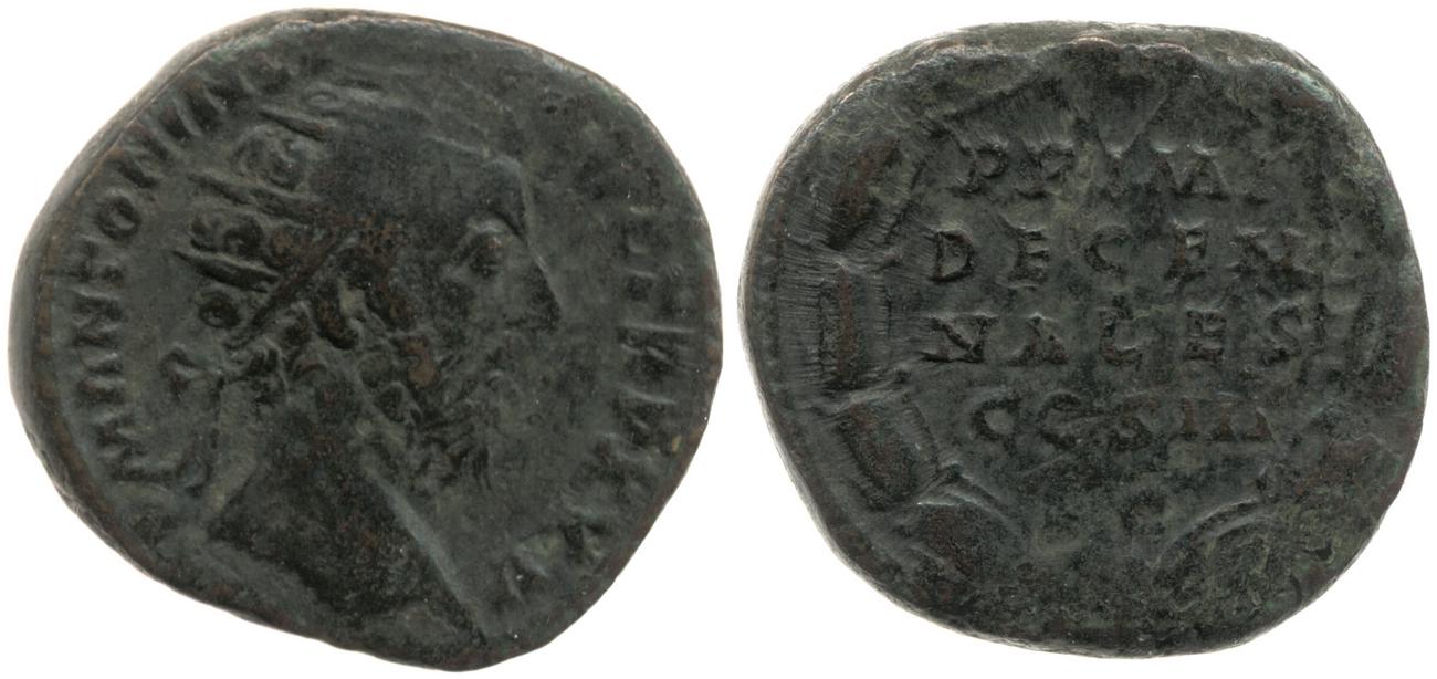 RIC III Marcus Aurelius 1008, аверс, bm