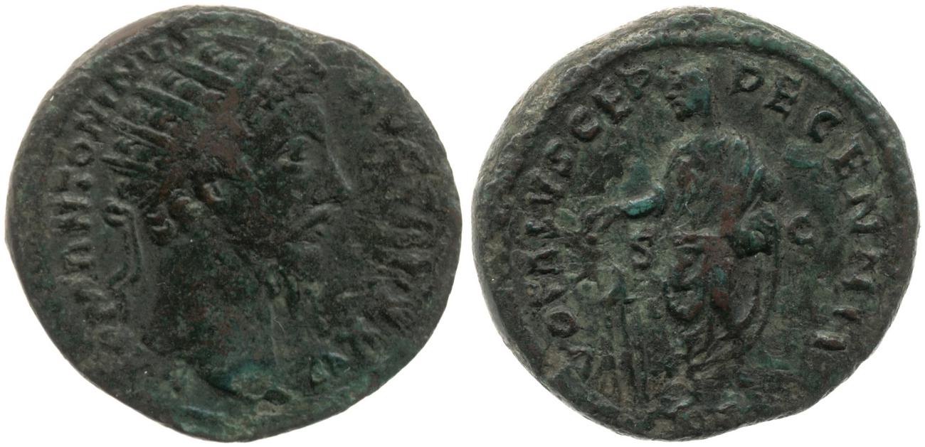 аверс RIC III Marcus Aurelius 1018