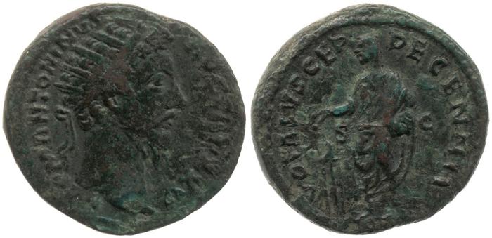 реверс RIC III Marcus Aurelius 1018