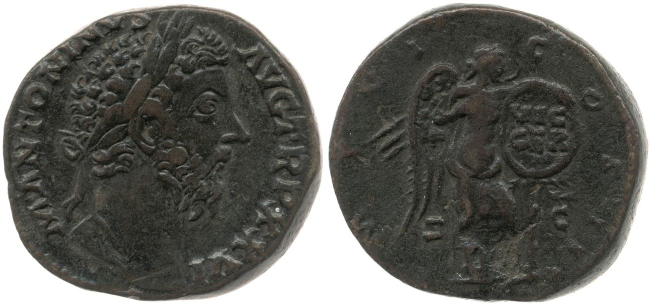 аверс RIC III Marcus Aurelius 1029