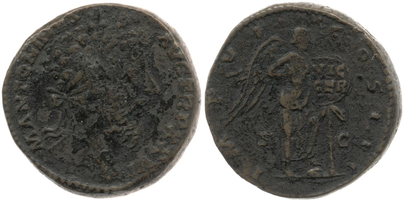 RIC III Marcus Aurelius 1029, аверс, bm