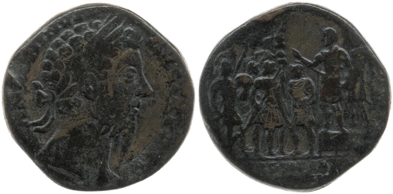 RIC III Marcus Aurelius 1046, аверс, bm