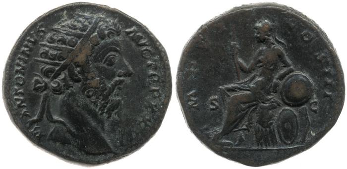 реверс RIC III Marcus Aurelius 1040