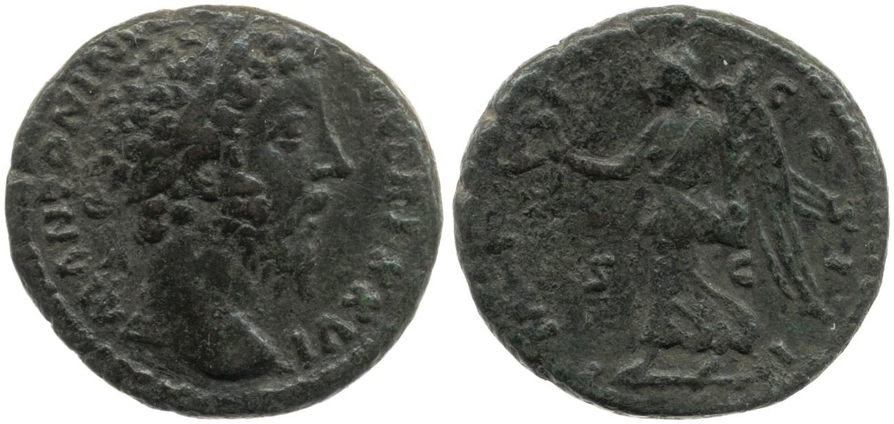 аверс RIC III Marcus Aurelius 1028
