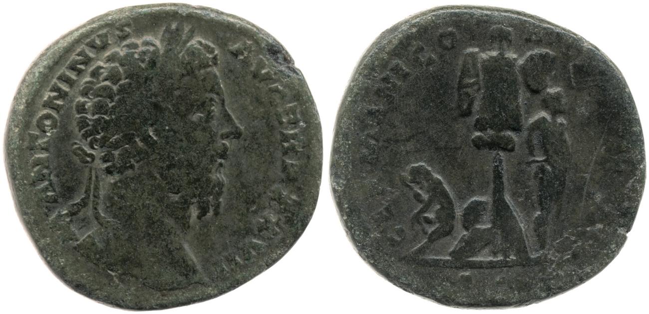 аверс RIC III Marcus Aurelius 1058
