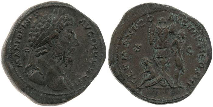 реверс RIC III Marcus Aurelius 1059