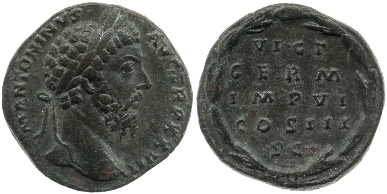 RIC III Marcus Aurelius 1090, аверс, bm
