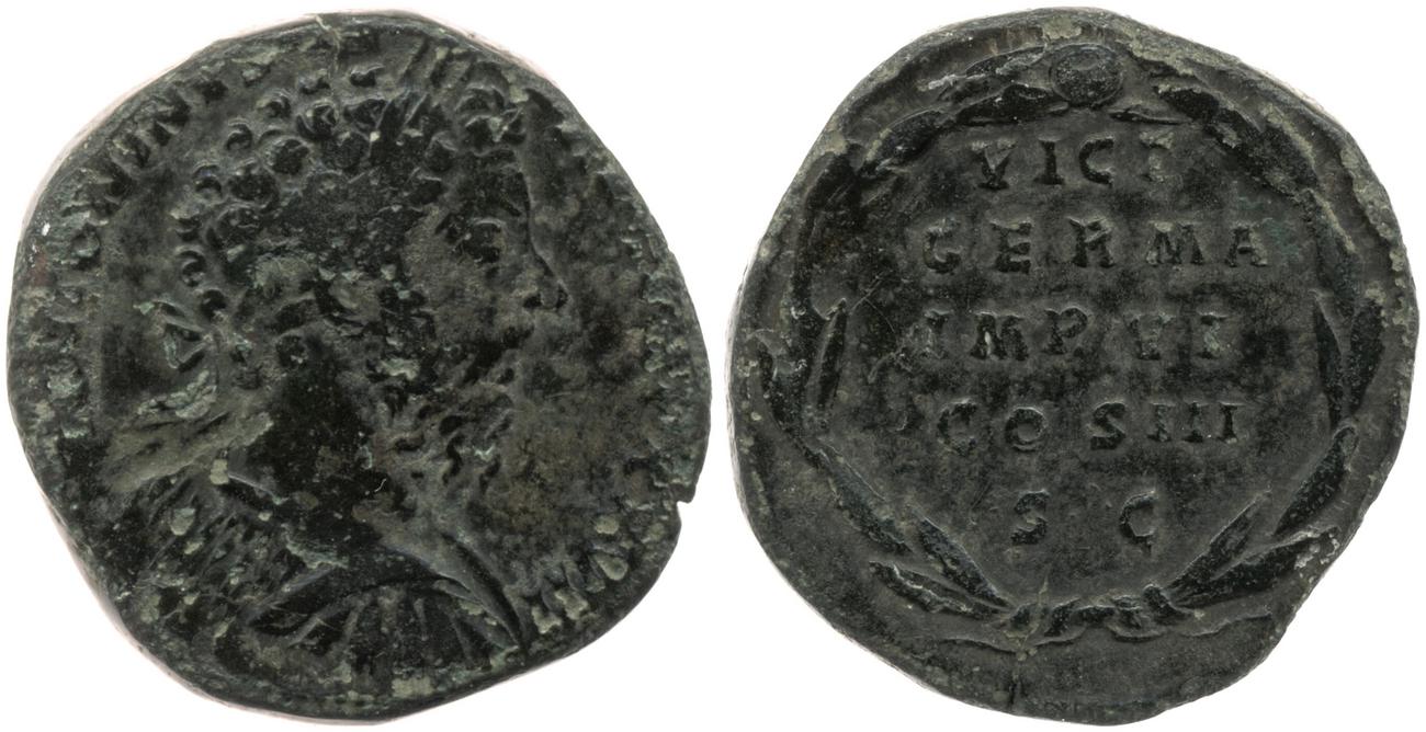 аверс RIC III Marcus Aurelius 1091