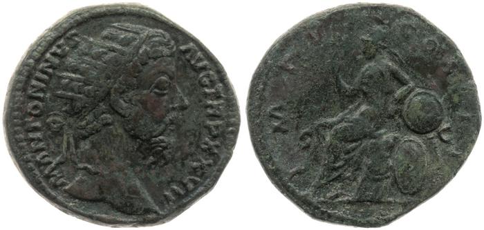 реверс RIC III Marcus Aurelius 1067