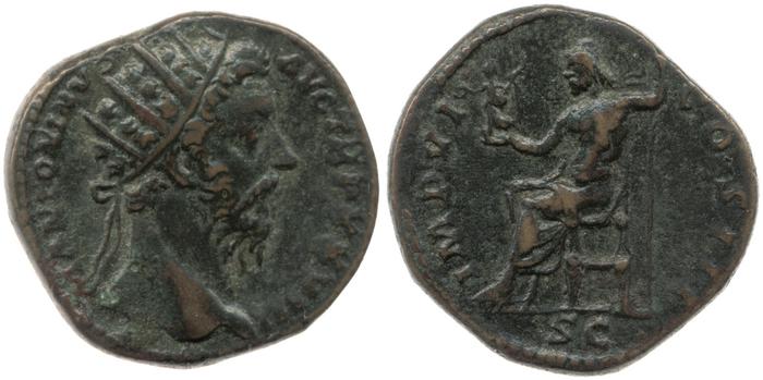 реверс RIC III Marcus Aurelius 1100