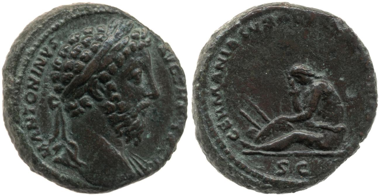 аверс RIC III Marcus Aurelius 1094