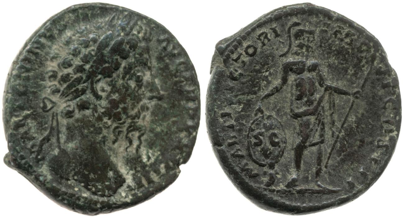 RIC III Marcus Aurelius 1106, аверс, bm