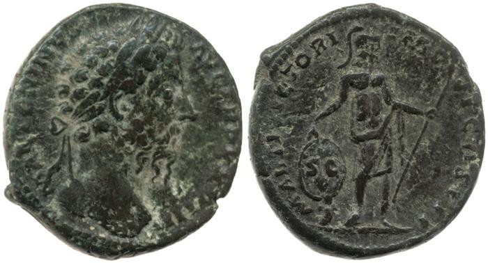 RIC III Marcus Aurelius 1106, реверс, bm