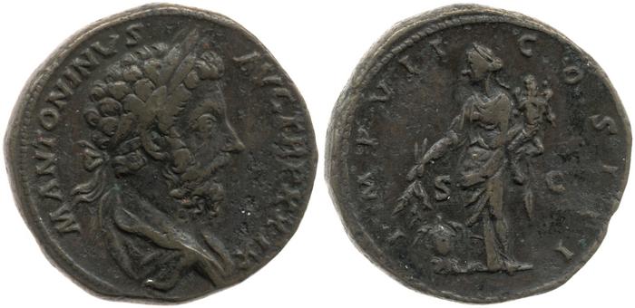 реверс RIC III Marcus Aurelius 1129