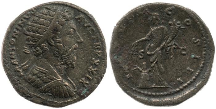 реверс RIC III Marcus Aurelius 1133