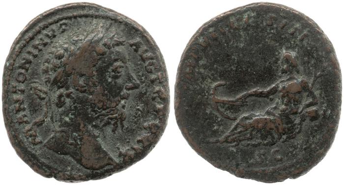 RIC III Marcus Aurelius 1142, реверс, bm