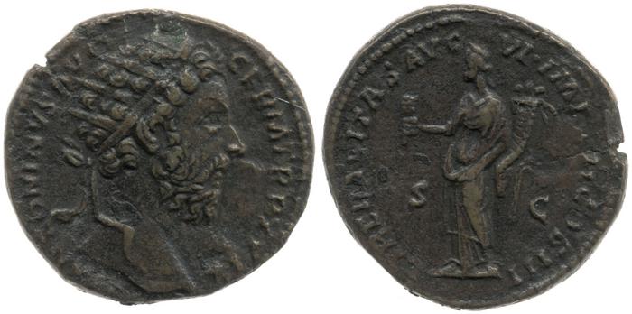 реверс RIC III Marcus Aurelius 1149