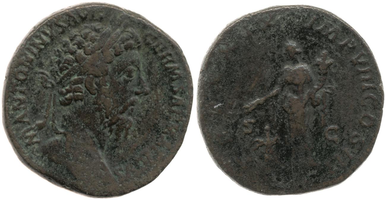 RIC III Marcus Aurelius 1154, аверс, bm