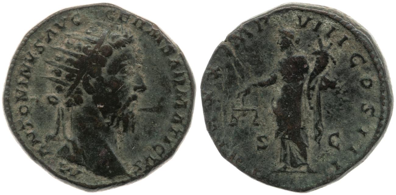 RIC III Marcus Aurelius 1173, аверс, Британский музей