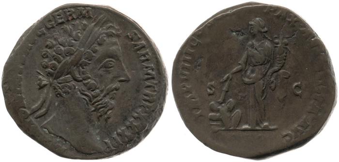 реверс RIC III Marcus Aurelius 1163