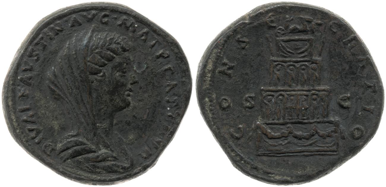 аверс RIC III Marcus Aurelius 1709