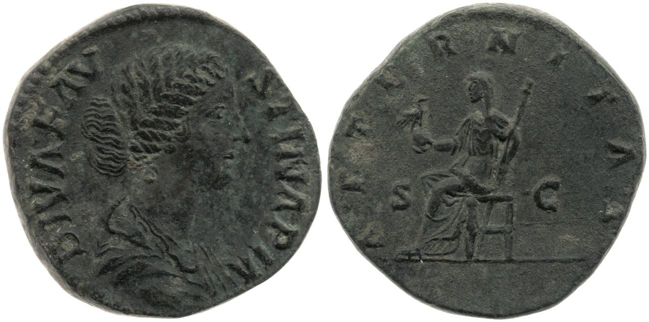 аверс RIC III Marcus Aurelius 1696