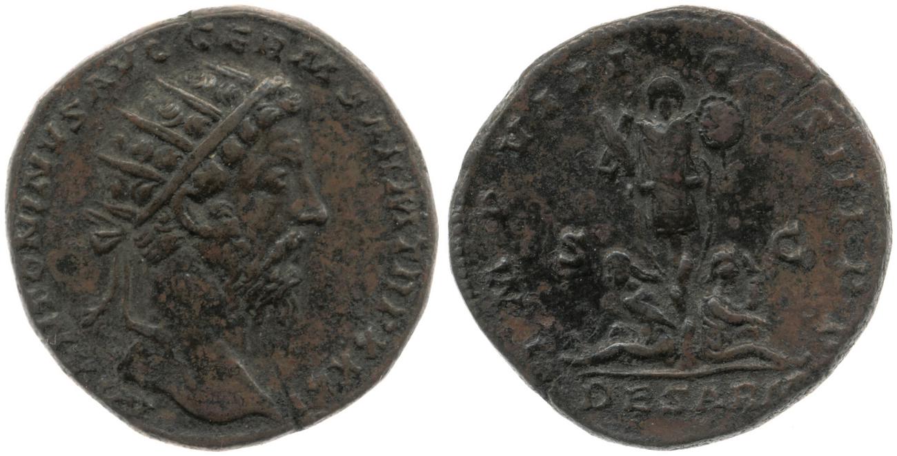 аверс RIC III Marcus Aurelius 1188