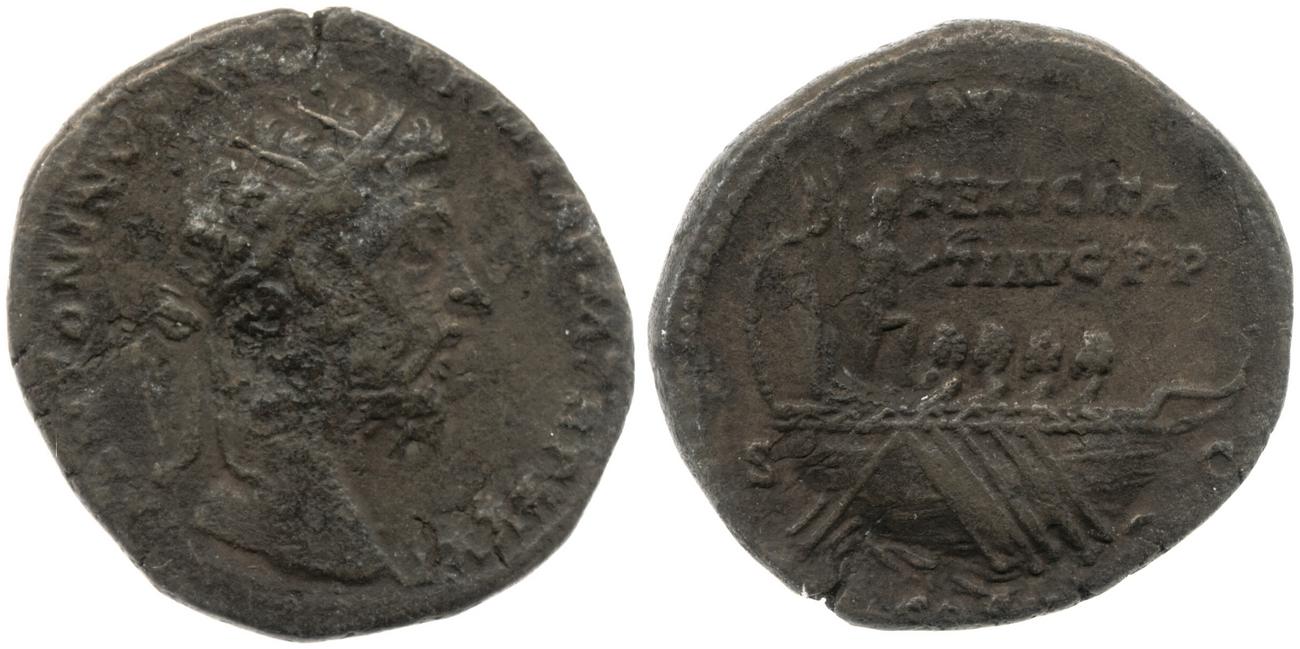 RIC III Marcus Aurelius 1199, аверс, bm