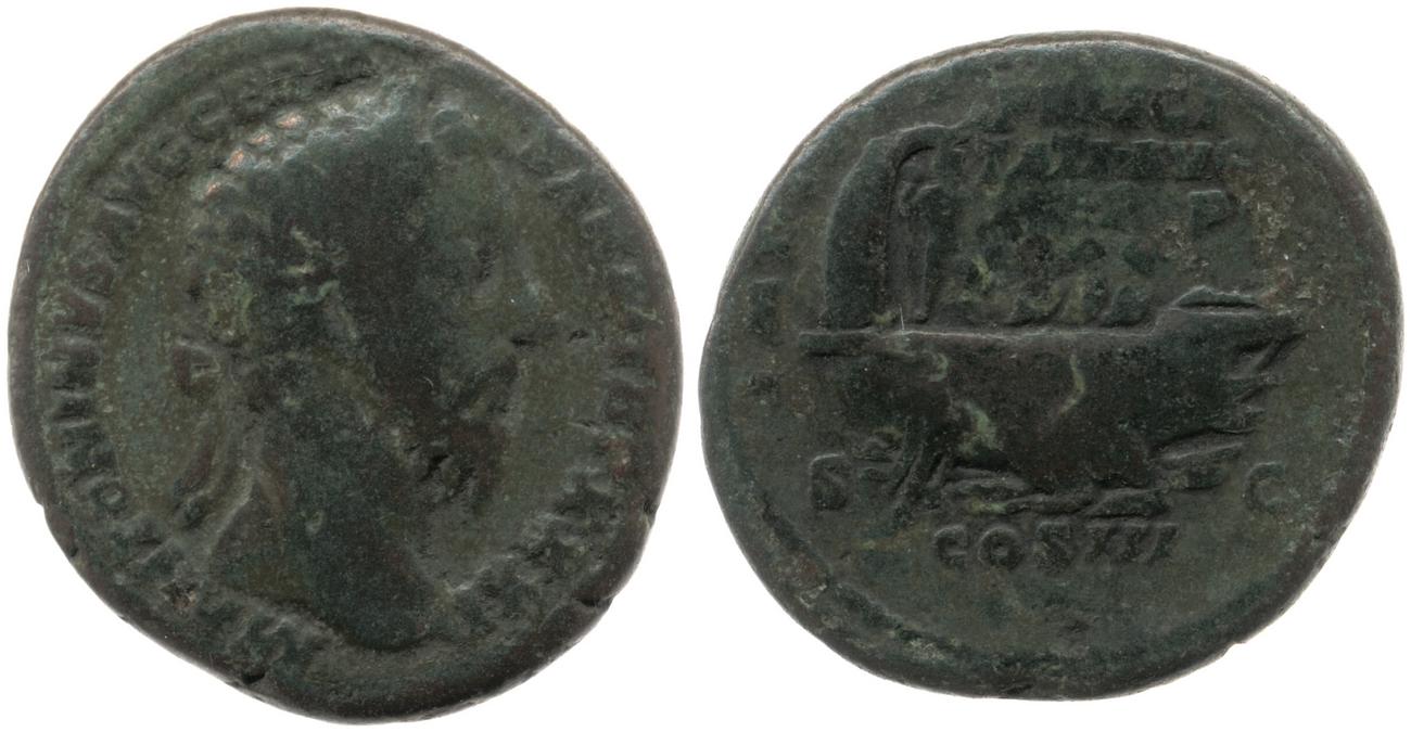 RIC III Marcus Aurelius 1195, аверс, bm