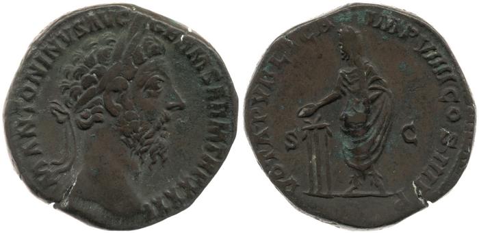 RIC III Marcus Aurelius 1226, реверс, Британский музей
