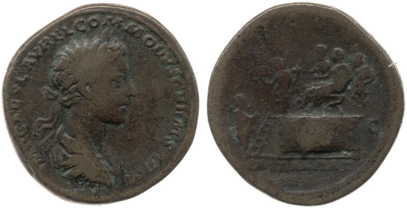 RIC III Marcus Aurelius 1559, аверс, bm