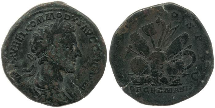 RIC III Marcus Aurelius 1570, реверс, Британский музей
