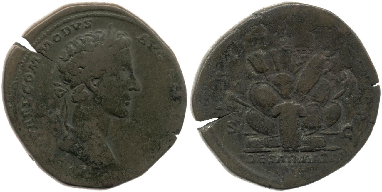 аверс RIC III Marcus Aurelius 1576