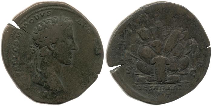 реверс RIC III Marcus Aurelius 1576