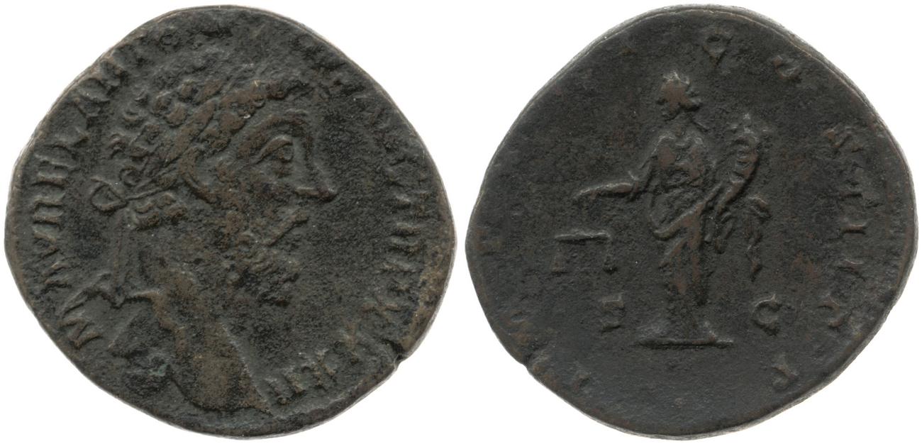 RIC III Marcus Aurelius 1230, аверс, bm