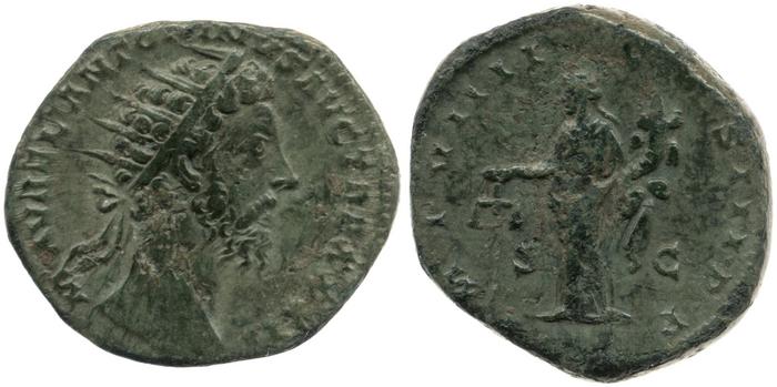 реверс RIC III Marcus Aurelius 1232