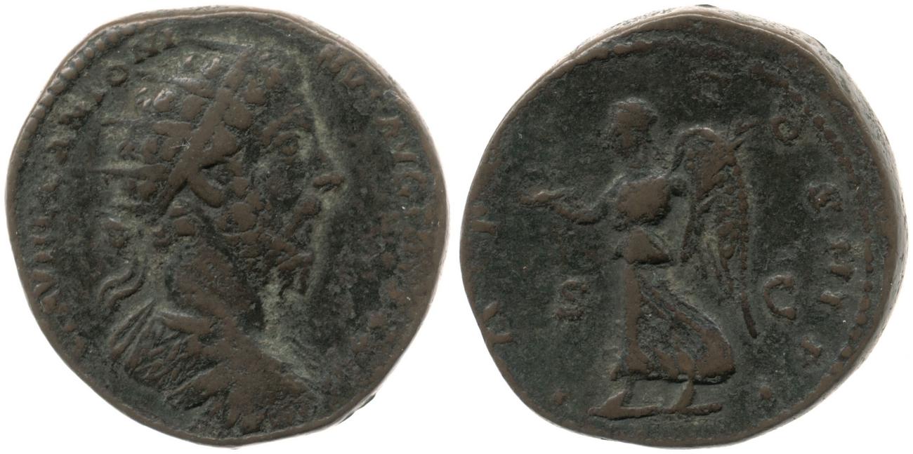 RIC III Marcus Aurelius 1242, аверс, Британский музей