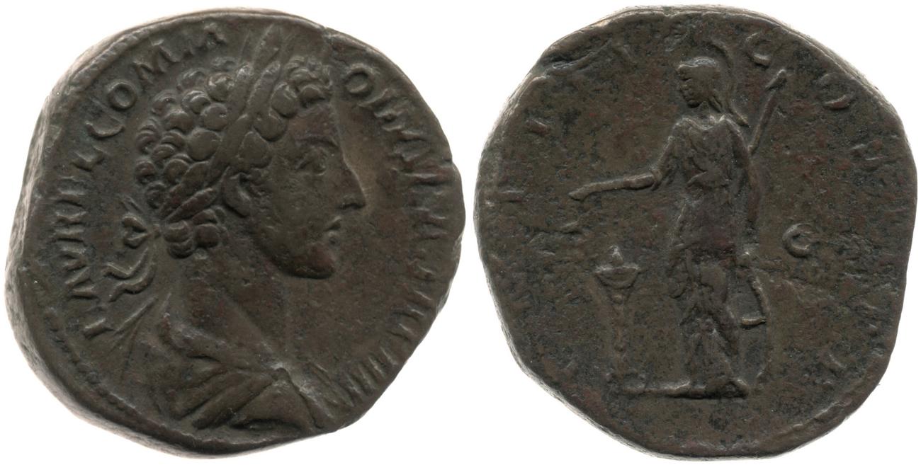RIC III Marcus Aurelius 1609, аверс, Британский музей