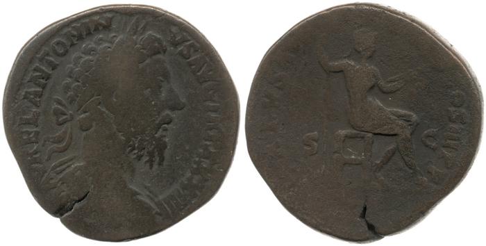 реверс RIC III Marcus Aurelius 1250