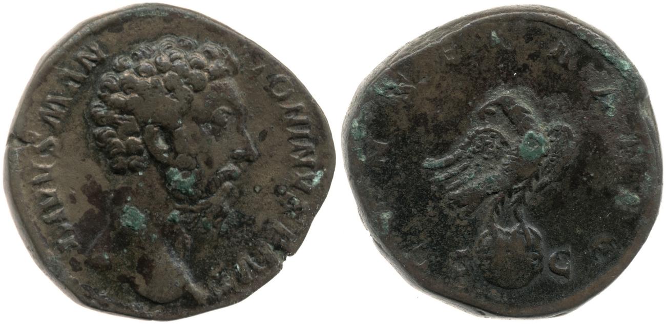 RIC III Commodus 654, аверс, bm