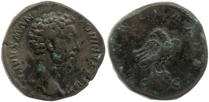 RIC III Commodus 654, реверс, bm
