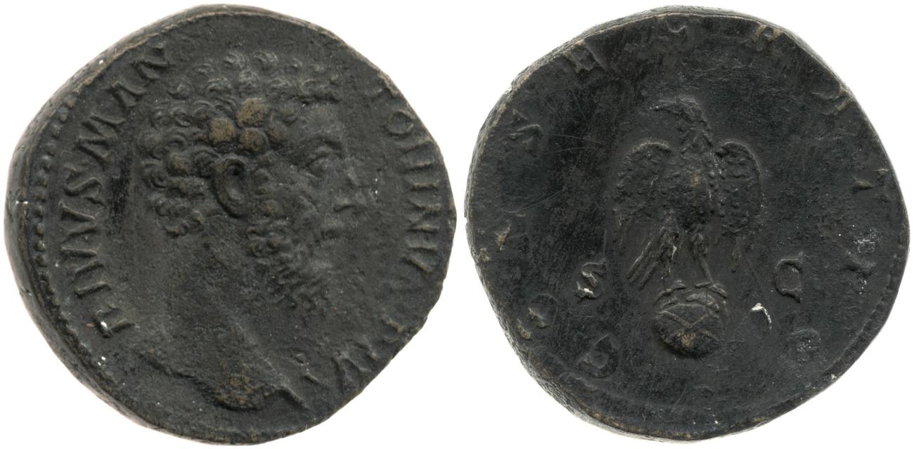 аверс RIC III Commodus 656