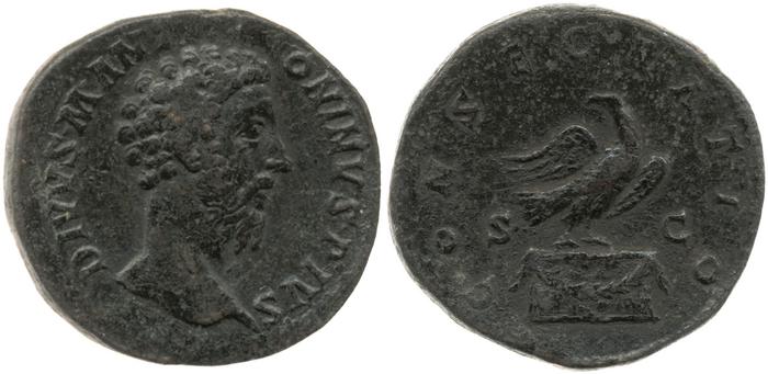 RIC III Commodus 657, реверс, bm