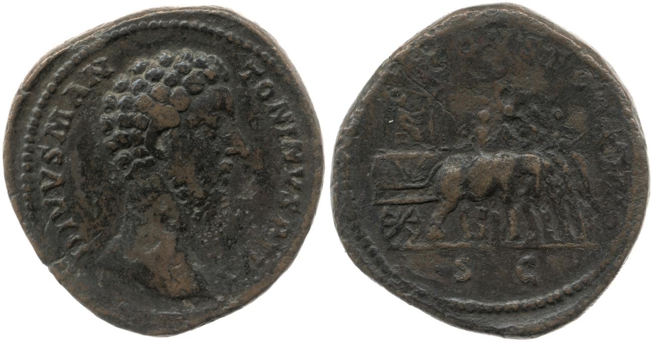 аверс RIC III Commodus 661