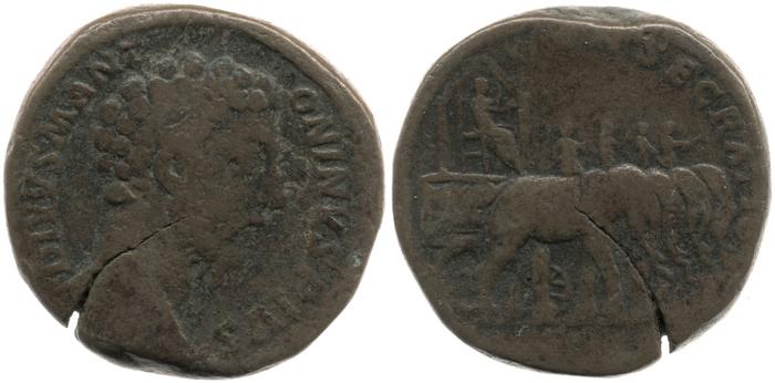 RIC III Commodus 661, реверс, bm
