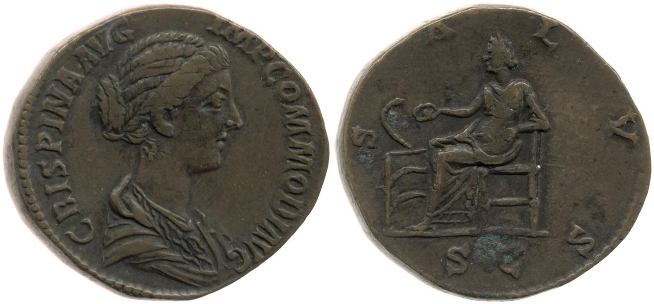 аверс RIC III Commodus 672B