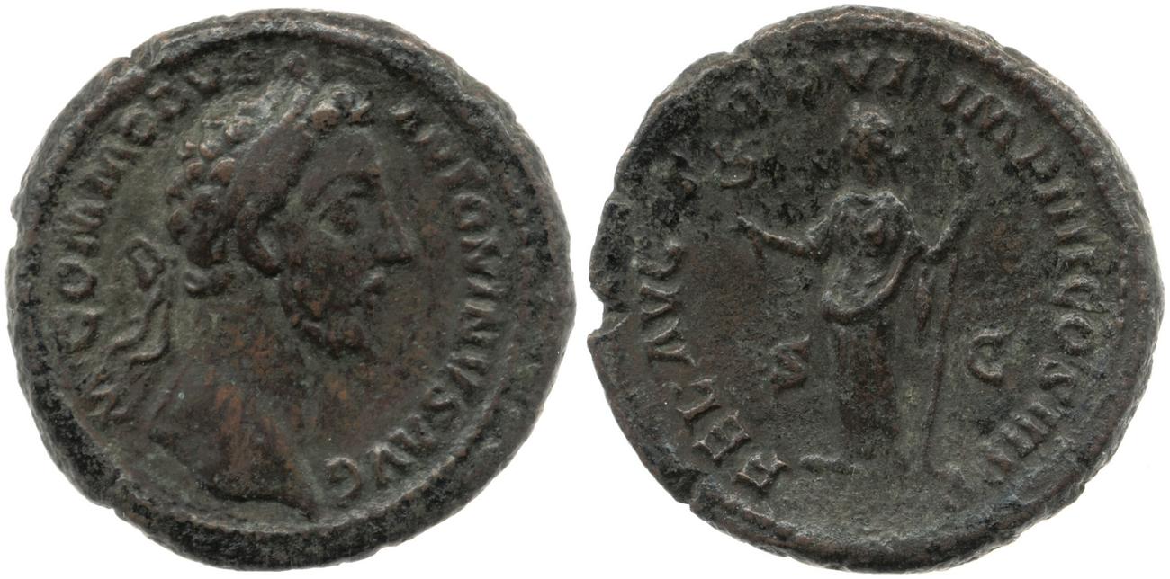 RIC III Commodus 320, аверс, bm
